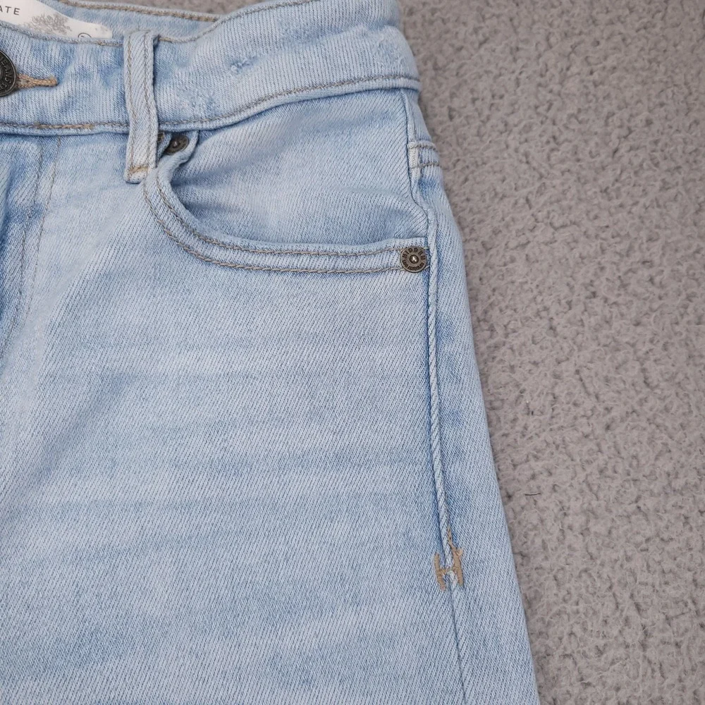 HIDDEN x Altar'd State Jeans Size 24 Wide Leg Light Wash Stretch Denim